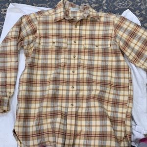 Mens LL Bean Chamois Size XL 100% cotton